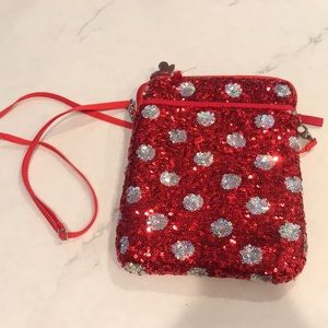 Red Disney polka dot bag.